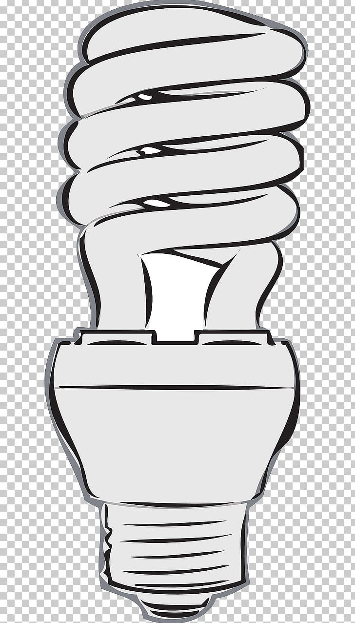 Incandescent Light Bulb Compact Fluorescent Lamp Fluorescence PNG, Clipart, Angle, Area, Black And White, Compact Fluorescent Lamp, Energy Conservation Free PNG Download