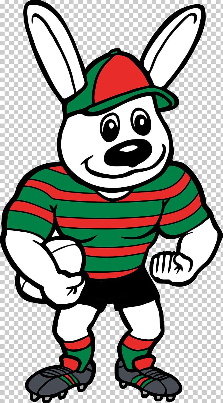 South Sydney Rabbitohs National Rugby League Manly Warringah Sea Eagles Sydney Roosters Canberra Raiders PNG, Clipart, Art, Artwork, Black And White, Canterburybankstown Bulldogs, Fictional Character Free PNG Download