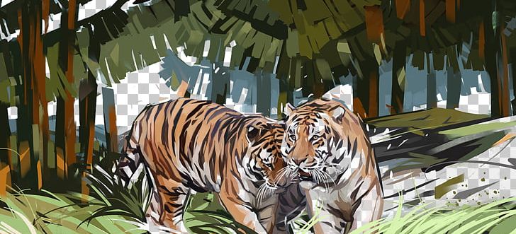 Train Amur Leopard Siberian Tiger Illustration PNG, Clipart, Background, Banana, Banana Leaves, Big Cat, Big Cats Free PNG Download