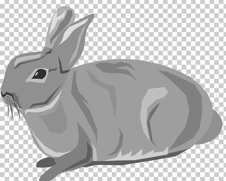 Easter Bunny Snowshoe Hare Domestic Rabbit PNG, Clipart, Black, Black And White, Carnivoran, Cartoon, Domestic Rabbit Free PNG Download