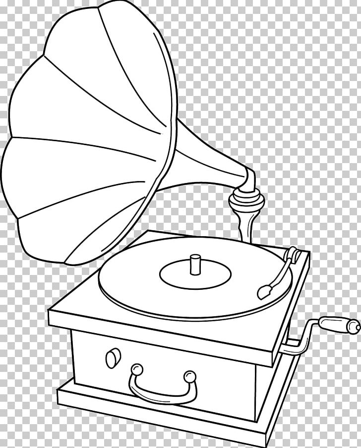 Phonograph Record Coloring Book PNG, Clipart, Angle, Area, Artwork, Black And White, Clip Art Free PNG Download