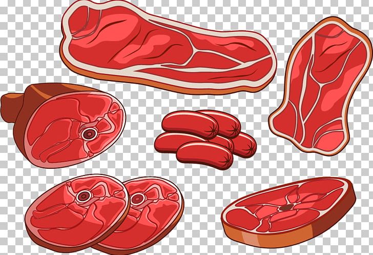 Ham Bacon Meat Drawing PNG, Clipart, Bacon, Beef, Butcher, Chicken Meat, Drawing Free PNG Download