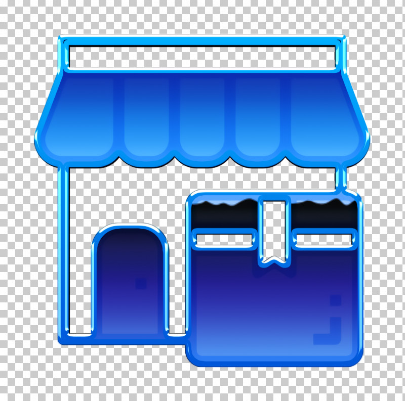 Logistic Icon Shop Icon PNG, Clipart, Blue, Electric Blue, Logistic Icon, Rectangle, Shop Icon Free PNG Download