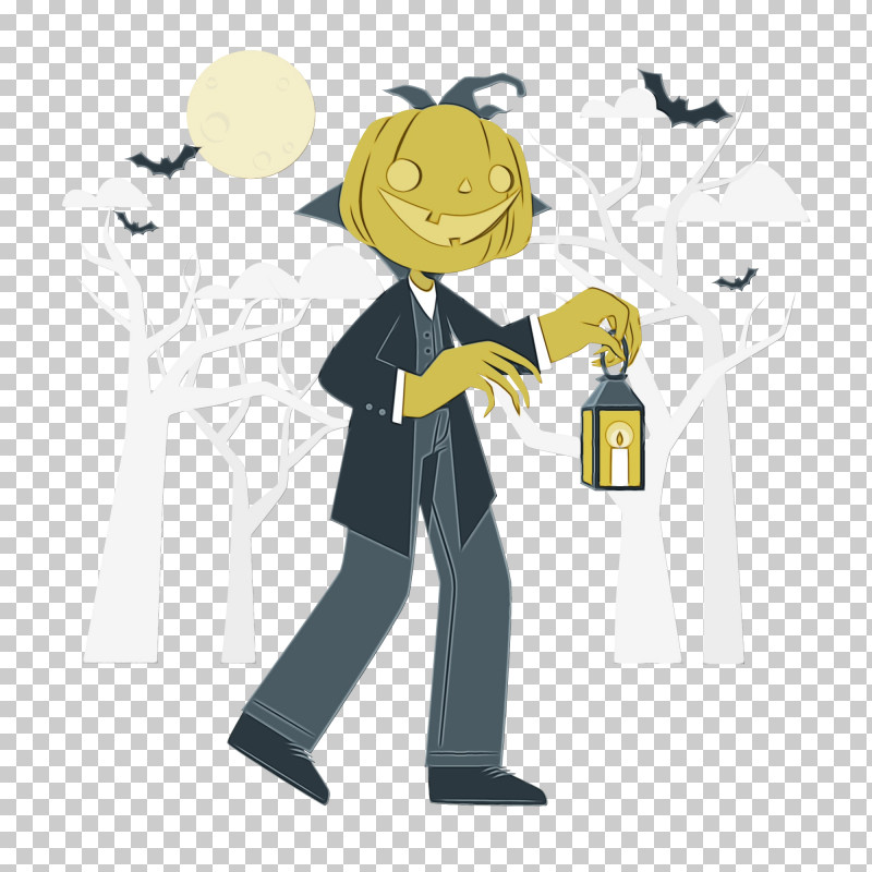 Character Cartoon Yellow Joint Uniform PNG, Clipart, Cartoon, Character, Character Created By, Halloween, Hm Free PNG Download