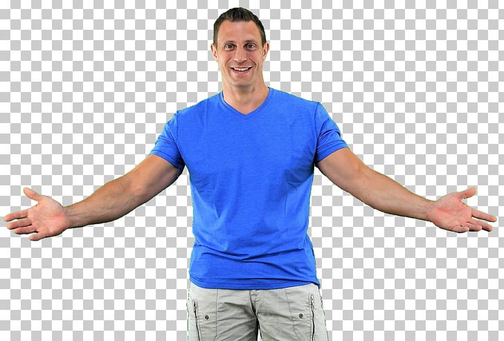T-shirt Elbow Shoulder Physical Fitness H&M PNG, Clipart, Abdomen, Amp, Arm, Balance, Blue Free PNG Download