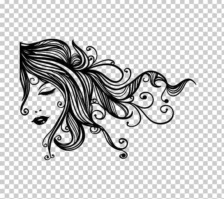 Wall Decal Beauty Parlour Sticker Cosmetologist PNG, Clipart, Art, Artwork, Barber, Beauty, Black Free PNG Download
