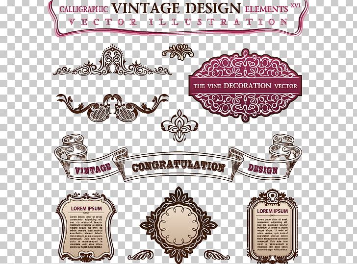 Ornament Calligraphy Illustration PNG, Clipart, Brand, Dow, Encapsulated Postscript, Frame Vintage, Happy Birthday Vector Images Free PNG Download