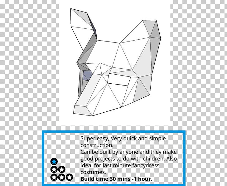 Paper Lion Mask Template Low Poly PNG, Clipart, 3d Computer Graphics, Angle, Area, Art Paper, Black And White Free PNG Download