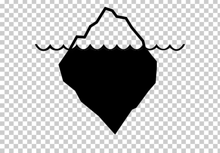 Computer Icons Iceberg Melting Glacier PNG, Clipart, Angle, Black, Black And White, Clip Art, Computer Icons Free PNG Download