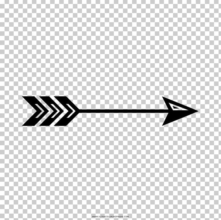 Drawing Painting Coloring Book Arrow Black And White PNG, Clipart, Angle, Archery, Arrow, Art, Black Free PNG Download