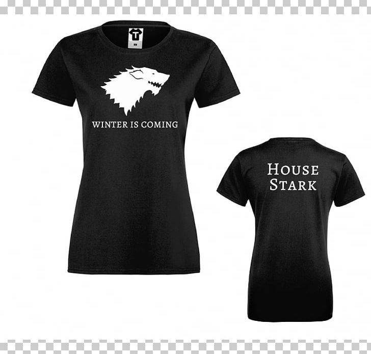 T-shirt House Stark Winter Is Coming Fire And Blood House Arryn PNG, Clipart, Black, Brand, Child, Clothing, Father Free PNG Download