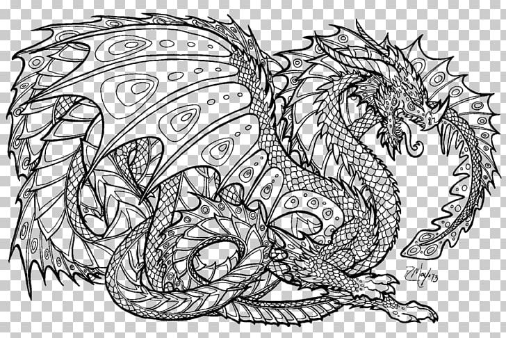 Coloring Book Chinese Dragon Adult Toothless PNG, Clipart, Adult, Art, Artwork, Black , Book Free PNG Download