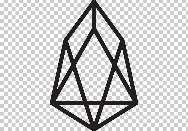 EOS.IO Cryptocurrency Bitcoin Graphics Blockchain PNG, Clipart, Angle, Area, Bitcoin, Black, Black And White Free PNG Download