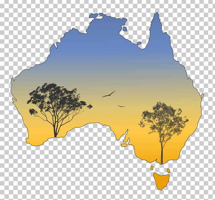 Australia Silhouette PNG, Clipart, Australia, Drawing, Ecoregion, Gum, Gum Tree Free PNG Download