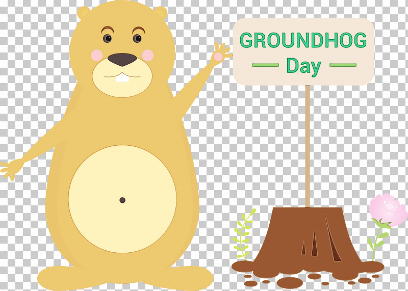 Groundhog Day PNG, Clipart, Animal Figure, Bear, Brown Bear, Cartoon, Groundhog Free PNG Download