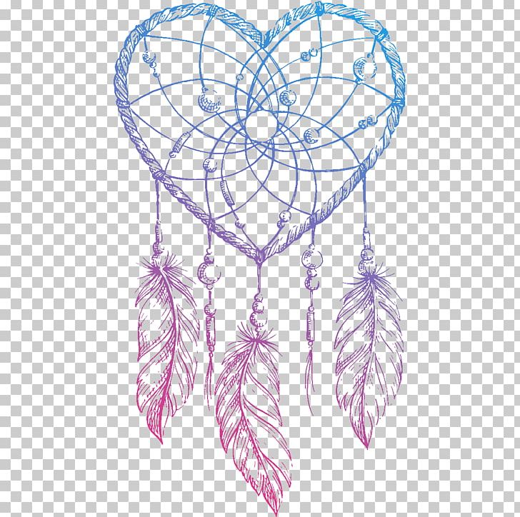 Dream catcher with feathers in zentangle style vector illustration wall  mural  murals vector drawn beautiful  myloviewcom