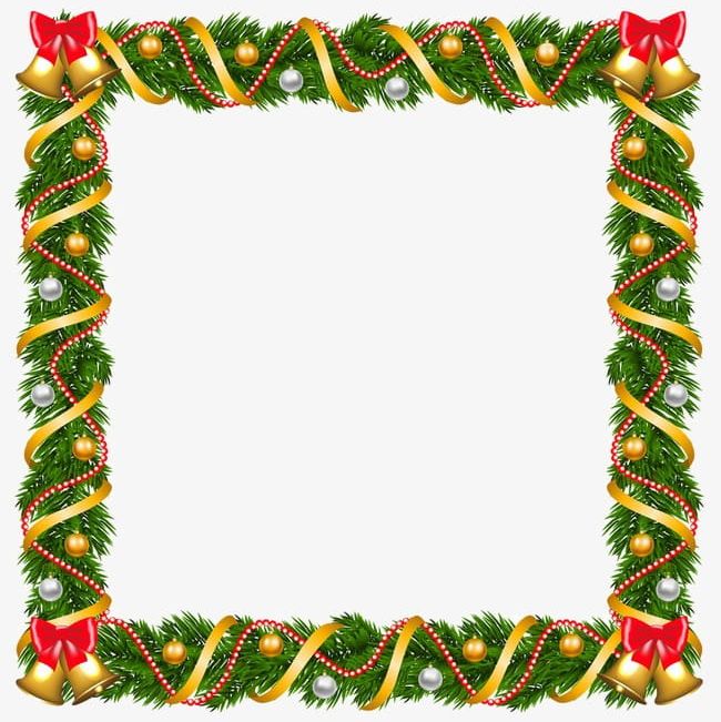 Christmas Border PNG, Clipart, Bell, Border Clipart