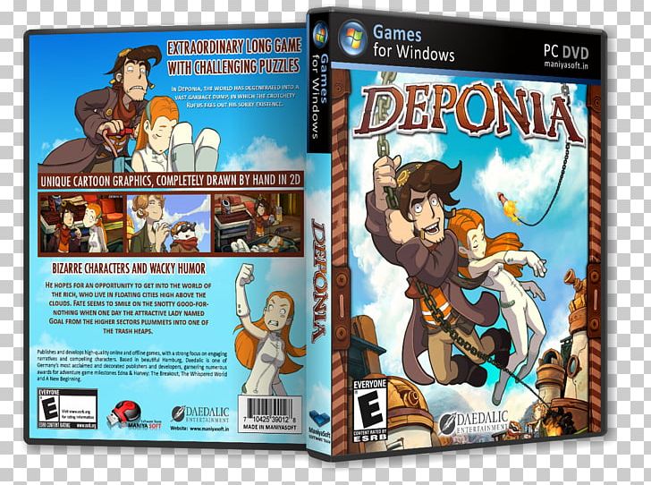 Deponia PC Game Video Game Germany PNG, Clipart, Action Figure, Action Toy Figures, Cartoon, Deponia, Dvdrom Free PNG Download