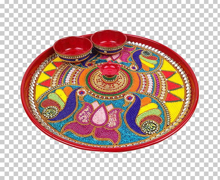 Puja Thali Diya Rangoli Platter PNG, Clipart, Art, Bead, Circle, Dishware, Diya Free PNG Download