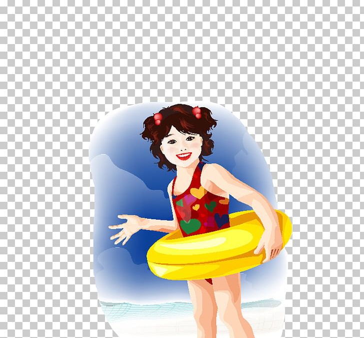Child Swimming Lifebuoy Illustration PNG, Clipart, Adobe Illustrator, Anime Girl, Art, Baby Girl, Cartoon Free PNG Download
