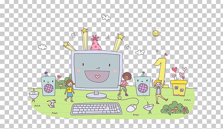 Computer Informatization Resource PNG, Clipart, Area, Cartoon, Child, Children, Childrens Free PNG Download