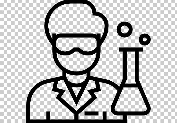 Laboratory Technician Computer Icons Chemistry PNG, Clipart, Artwork, Beaker, Black, Black And White, Chemical Substance Free PNG Download