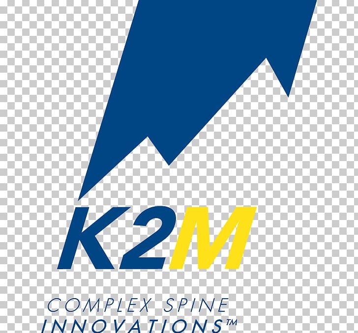 Logo K2M Group Holdings Brand Vertebral Column Sponsor PNG, Clipart, Angle, Area, Brand, Cervical Vertebrae, Cmyk Color Model Free PNG Download
