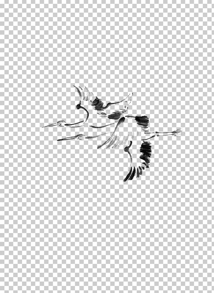 Painting Icon PNG, Clipart, Bird, Black, Black And White, Chinese, Chinese Style Free PNG Download