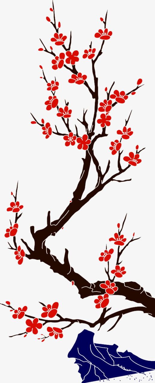 Chinese Plum PNG, Clipart, Chinese Clipart, Flower, Ink, Ink Plum, Petals Free PNG Download