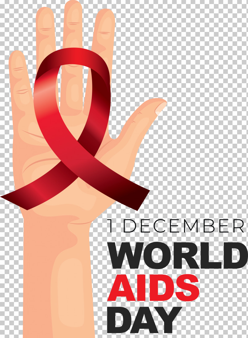 World AIDS Day PNG, Clipart, Hand, Hand Model, Language, Logo, Nail Free PNG Download