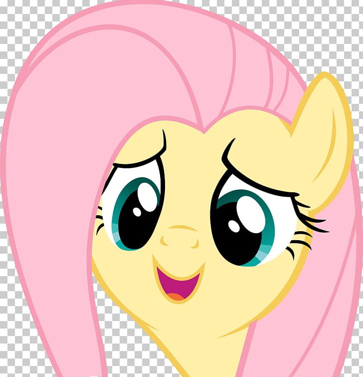Pony Fluttershy Flutter Brutter Happiness Illustration PNG, Clipart, Character, Cheek, Cute, Ear, Emoticon Free PNG Download