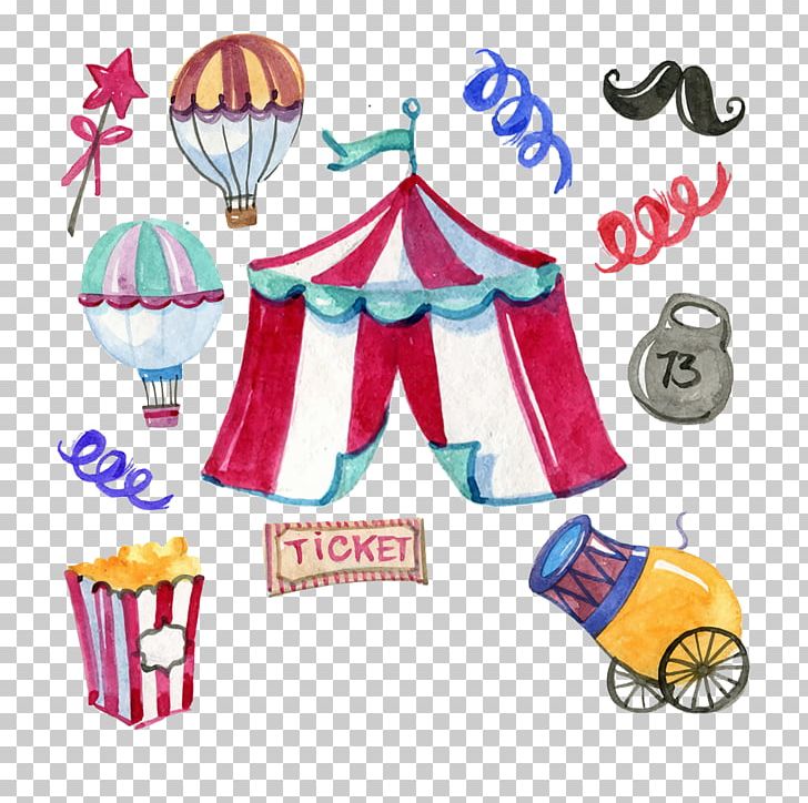 Circus Watercolor Painting Graphic Design PNG, Clipart, Cartoon Elements, Circus Vector, Color, Elements Vector, Gratis Free PNG Download