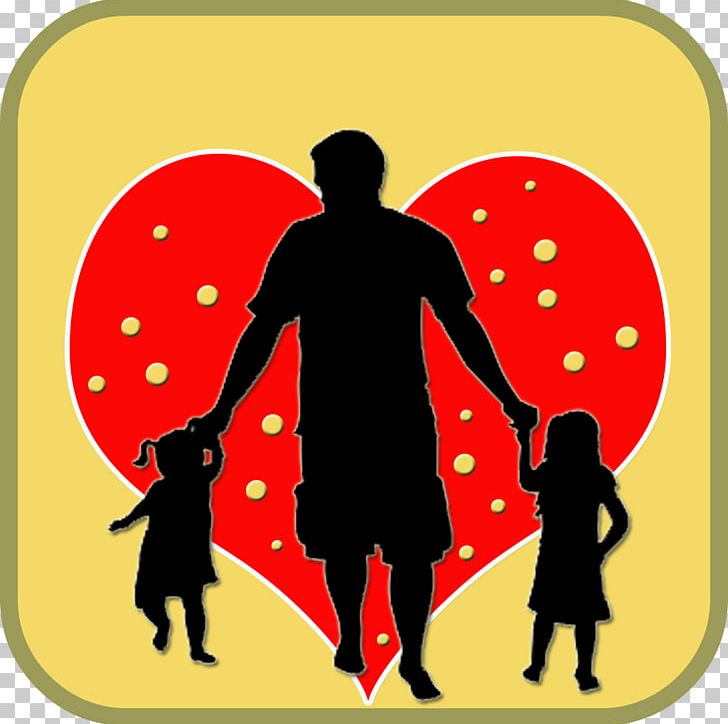 father and daughter silhouette clip art