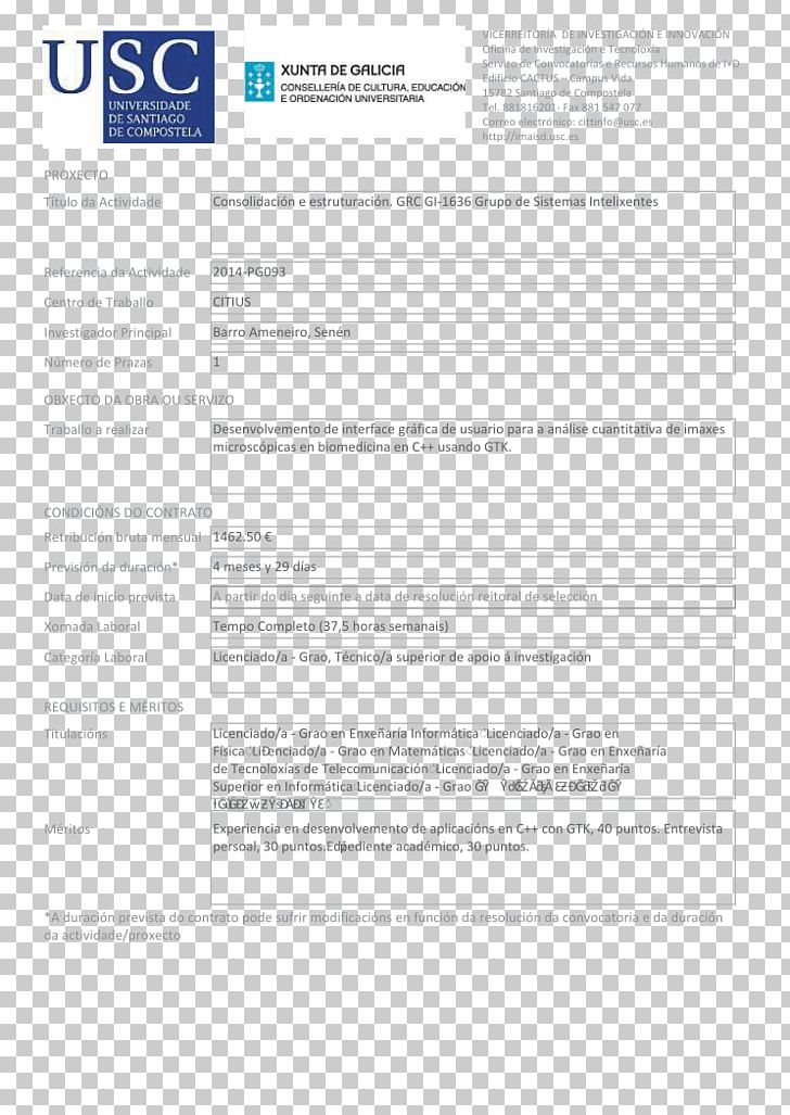University Of Santiago De Compostela Document Line Font PNG, Clipart, Area, Art, Biomedicina, Document, Line Free PNG Download