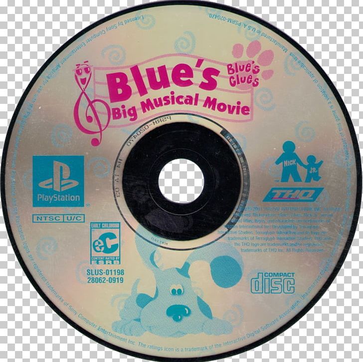 Compact Disc Tickety Tock Blue's Big Musical Movie PNG, Clipart,  Free PNG Download