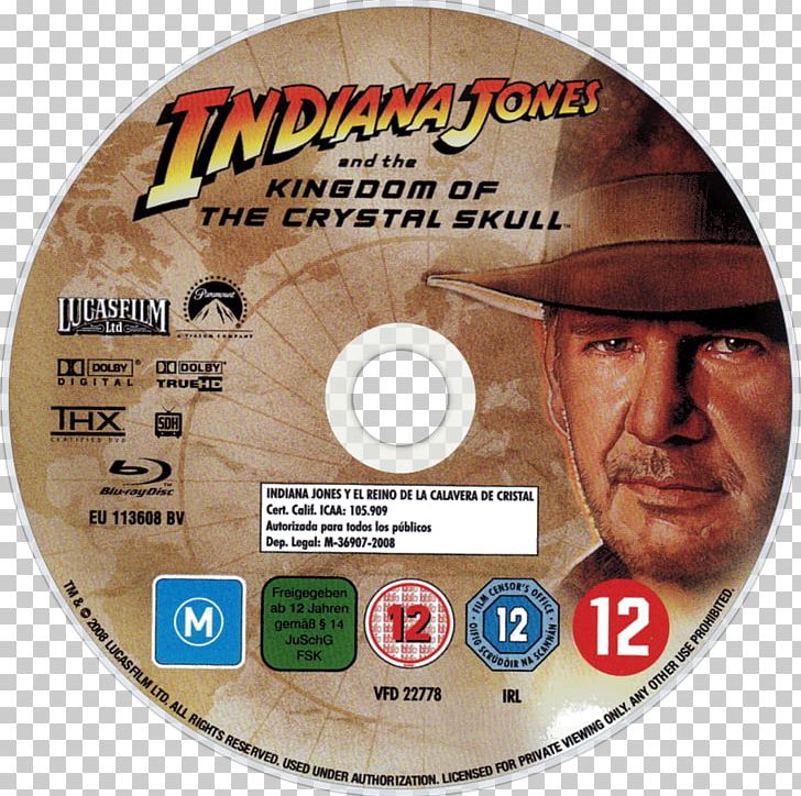 Indiana Jones And The Kingdom Of The Crystal Skull Blu-ray Disc Compact Disc PNG, Clipart, Bluray Disc, Compact Disc, Crystal Skull, Disk Image, Dvd Free PNG Download