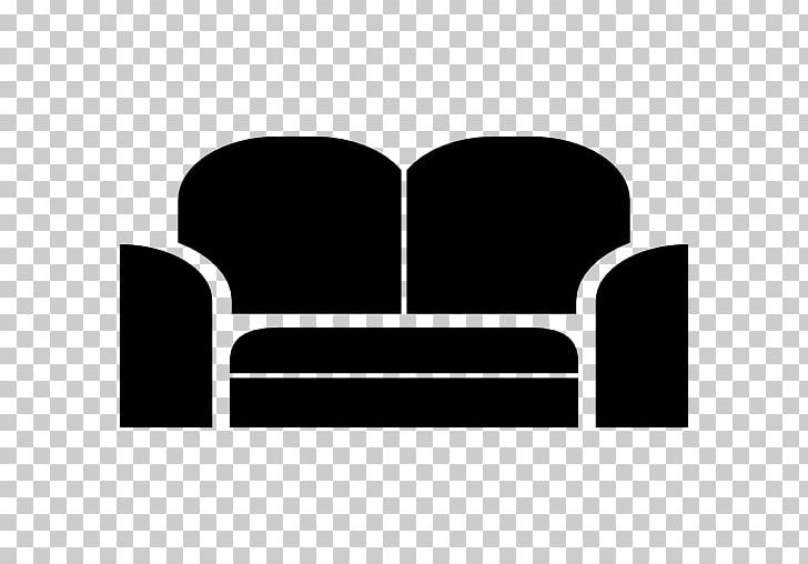 Couch Computer Icons Furniture Sofa Bed PNG, Clipart, Angle, Area, Bed, Black, Black And White Free PNG Download