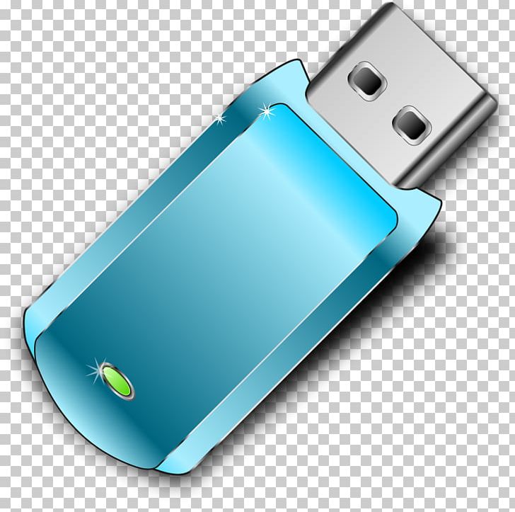 USB Flash Drive PNG, Clipart, Azure, Blue, Computer Data Storage, Electric Blue, Electronic Device Free PNG Download