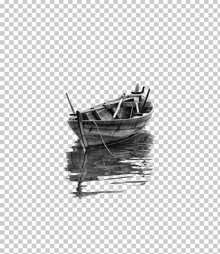 WoodenBoat Watercraft Drawing Ship PNG, Clipart, Art, Beautiful Boat, Black And White, Black Boat, Boat Free PNG Download