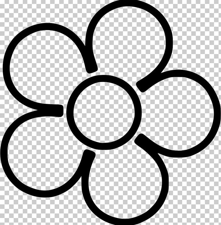 Computer Icons Flower PNG, Clipart, Area, Background Flower, Black, Black And White, Circle Free PNG Download