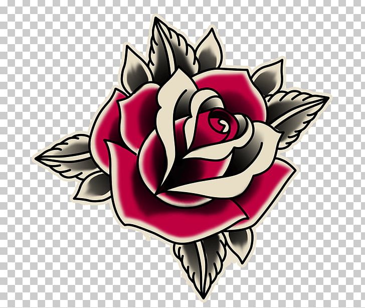 Rose Old School (tattoo) Sticker PNG, Clipart, Art, Cut Flowers, Flora, Flower, Flowering Plant Free PNG Download