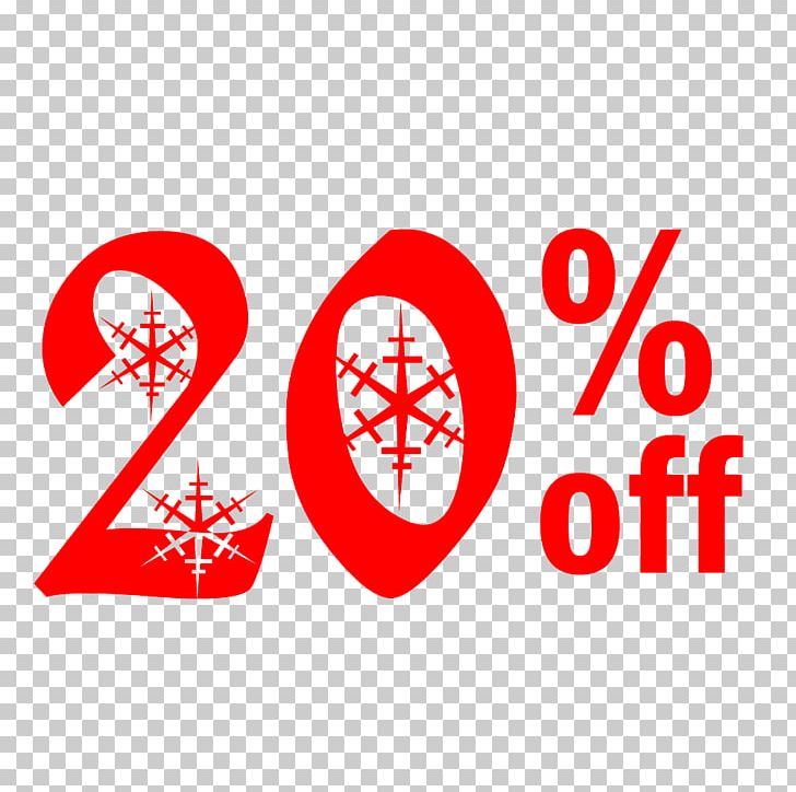 Snow Christmas Sale 20% Off Discount Tag. PNG, Clipart, Area, Brand, Christmas Day, Friendship, Gift Free PNG Download