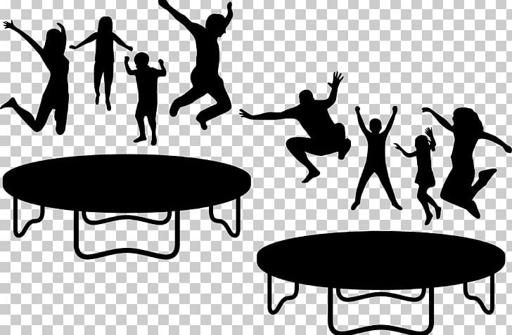 Trampoline Euclidean Jumping PNG, Clipart, Amusement, Amusement Park, Black And White, Bungee Trampoline, Business Man Free PNG Download