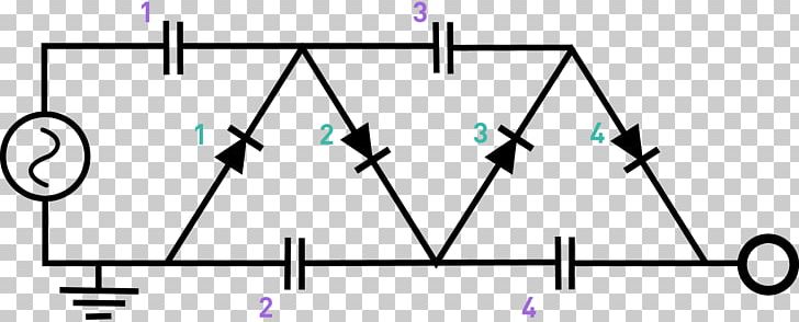 Voltage Multiplier Marx Generator Diode Voltage Doubler Cockcroft–Walton Generator PNG, Clipart, Angle, Area, Capacitor, Circle, Circuit Diagram Free PNG Download