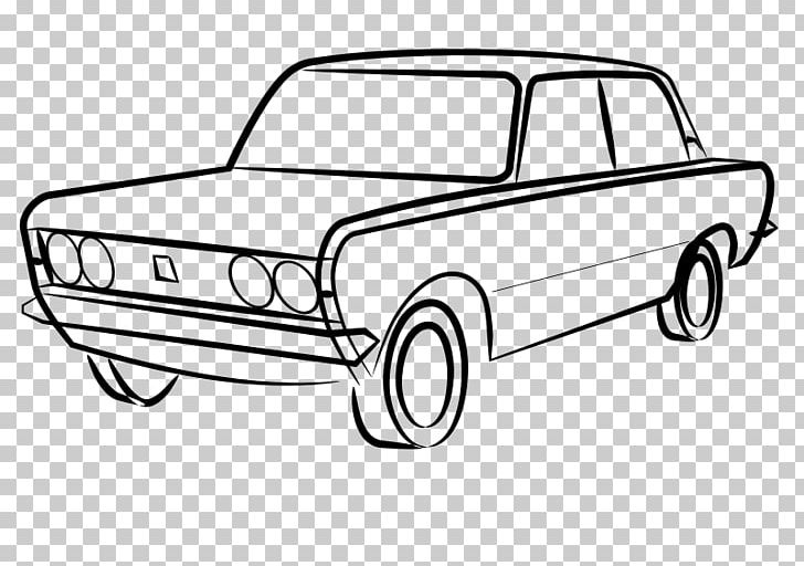 Polski Fiat 125p Fiat Automobiles Fiat Punto PNG, Clipart, Artwork, Automotive Design, Automotive Exterior, Black And White, Car Free PNG Download