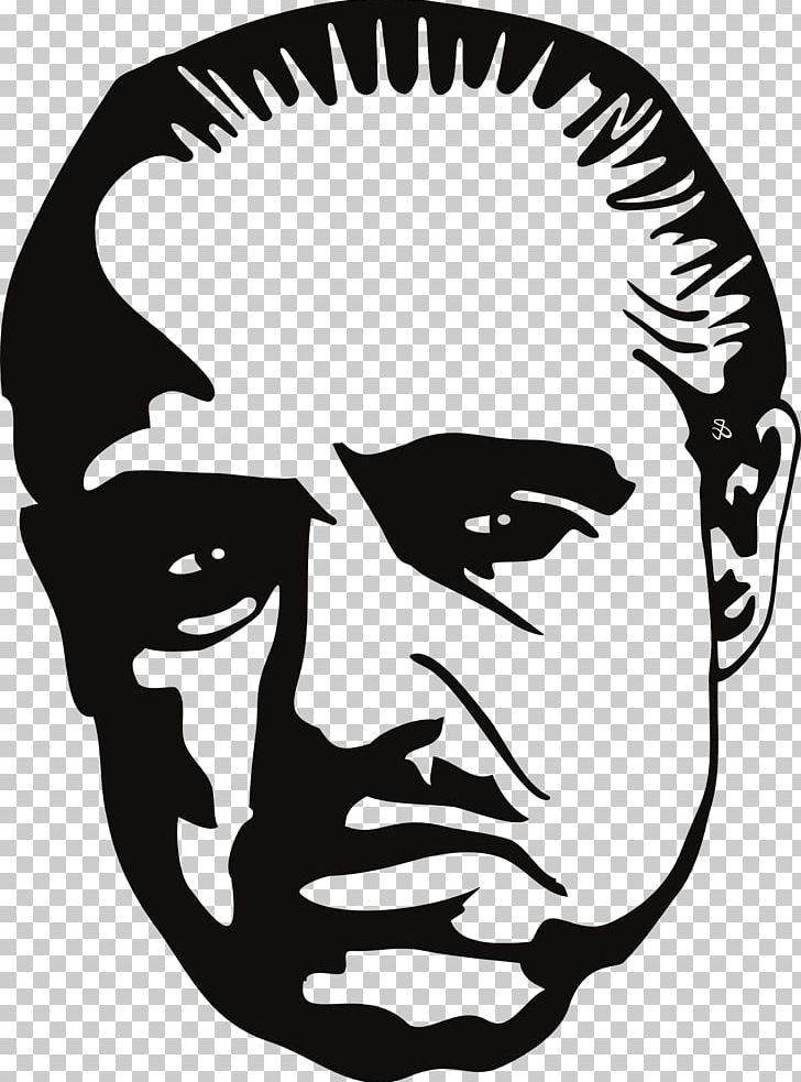Marlon Brando The Godfather Vito Corleone Johnny Fontane PNG, Clipart, Art, Artwork, Black And White, Cop, Corleone Family Free PNG Download