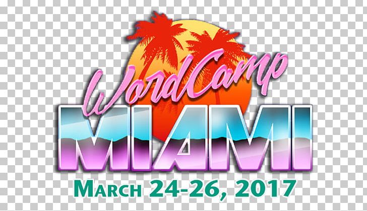WordCamp Miami 2018 Logo Banner Brand PNG, Clipart, Account Manager, Advertising, Anniversary, Area, Banner Free PNG Download