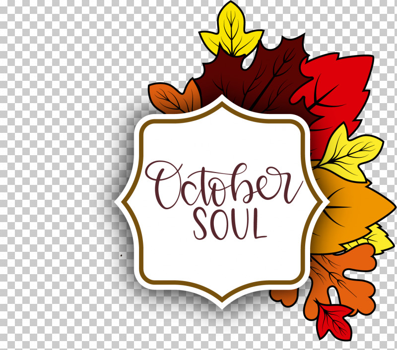 October Soul Autumn PNG, Clipart, Autumn, Cartoon, Creativity, Logo, Picture Frame Free PNG Download