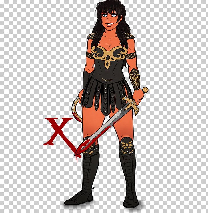 Xena: Warrior Princess Costume Design PNG, Clipart, Cartoon, Character, Costume, Costume Design, Fiction Free PNG Download