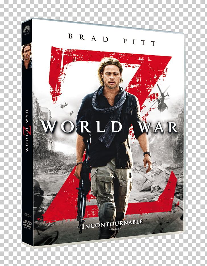 Gerry Lane DVD World War Z Blu-ray Disc Film PNG, Clipart, Actor, Bluray Disc, Brad Pitt, Daniella Kertesz, Drama Free PNG Download